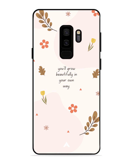 Her Own Way Metal Back Cover Phone Case for Samsung Galaxy S9 Plus