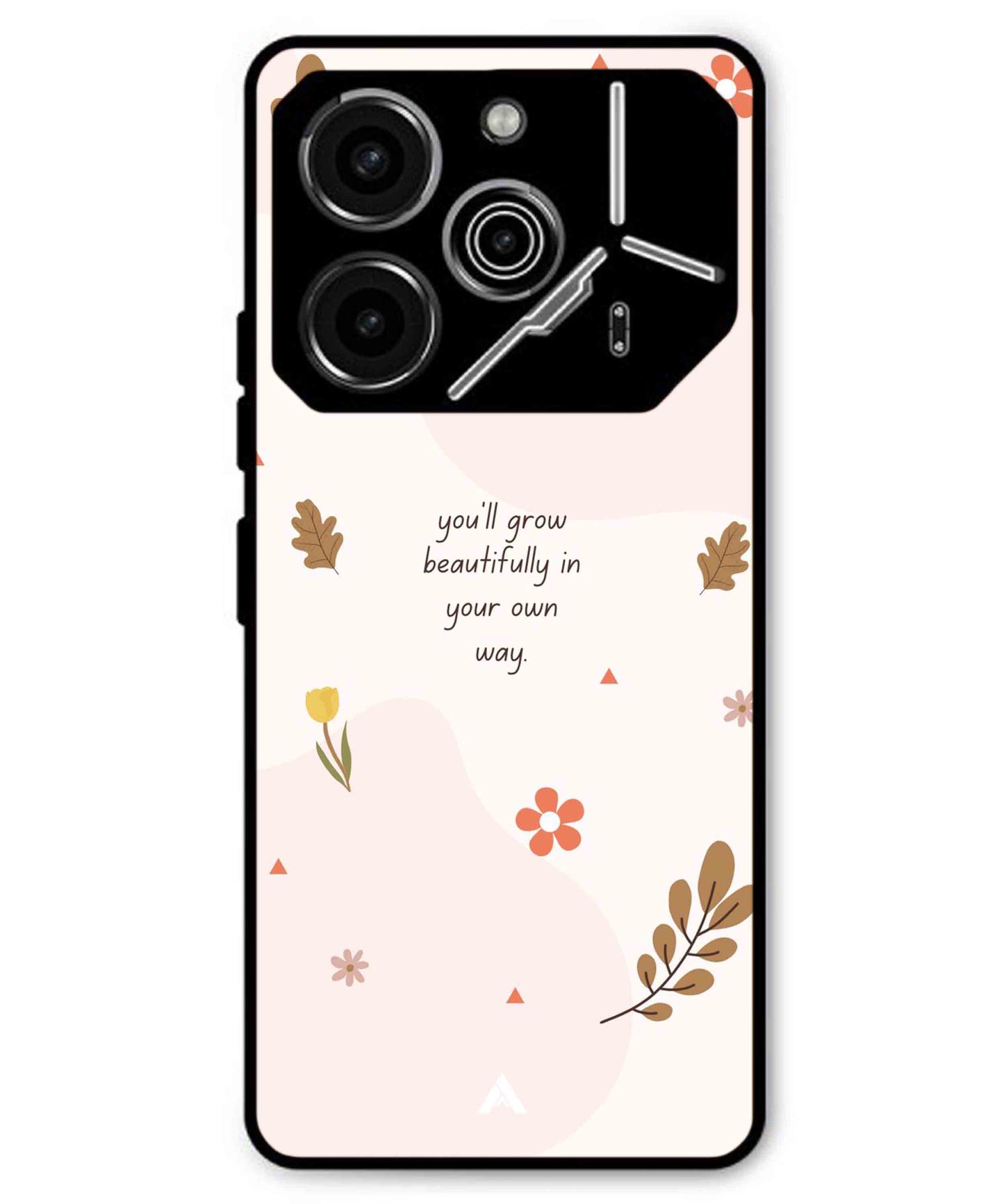 Her Own Way Metal Back Cover Phone Case for Tecno Pova 6