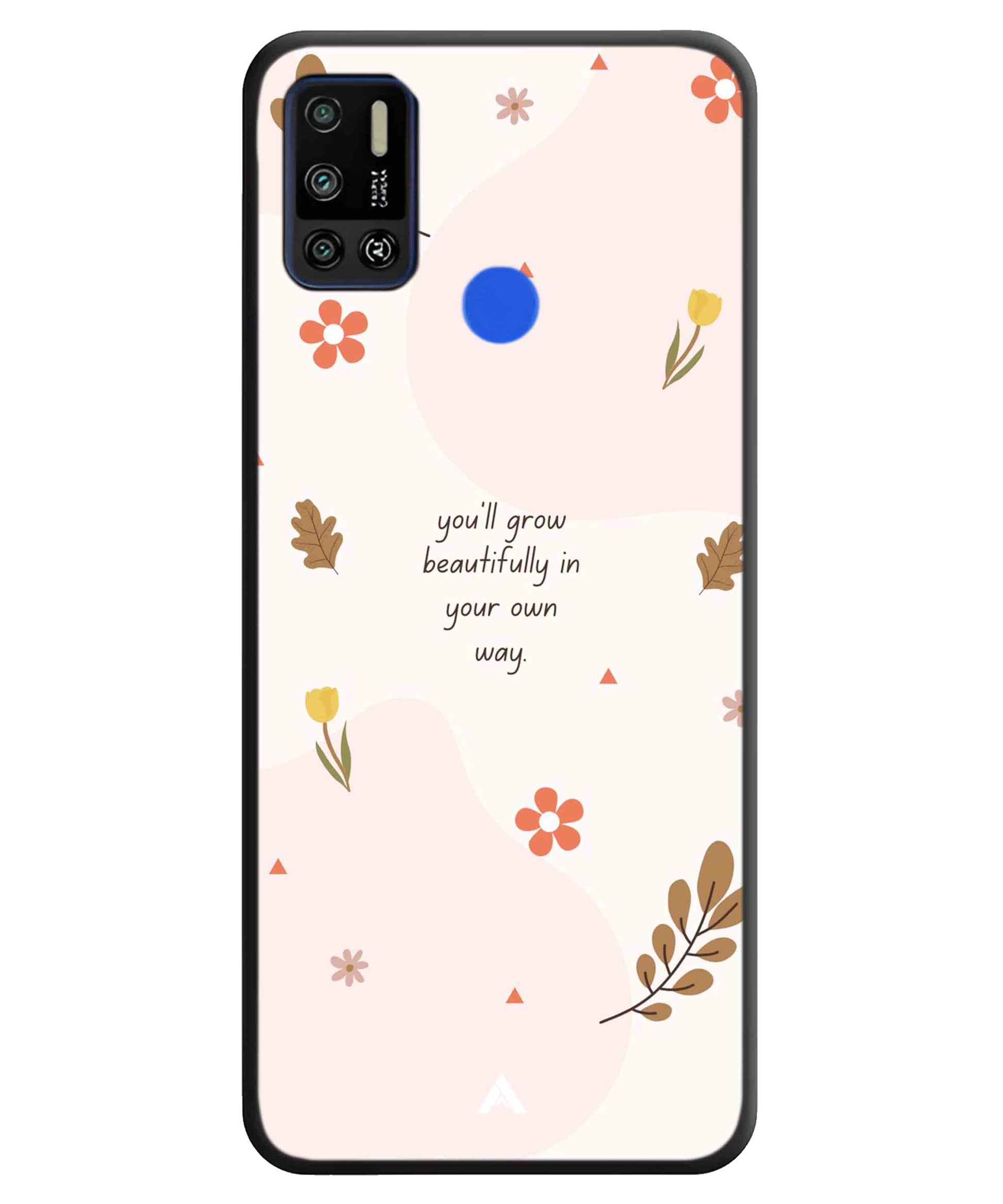 Her Own Way Metal Back Cover Phone Case for Tecno Spark 6 Air