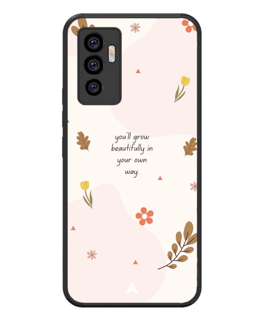 Her Own Way Metal Back Cover Phone Case for Vivo T1