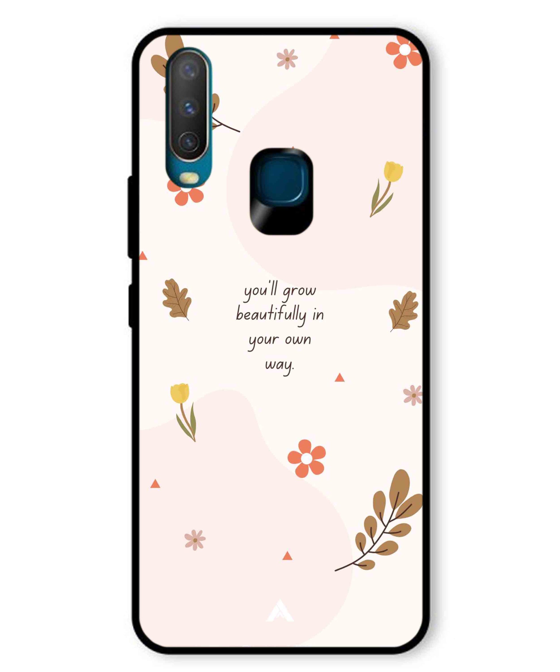 Her Own Way Metal Back Cover Phone Case for Vivo U10