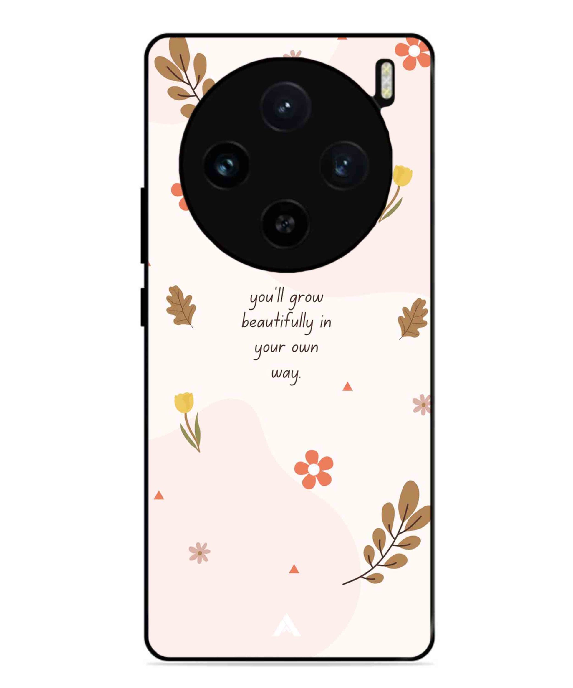 Her Own Way Metal Back Cover Phone Case for Vivo X100 Pro