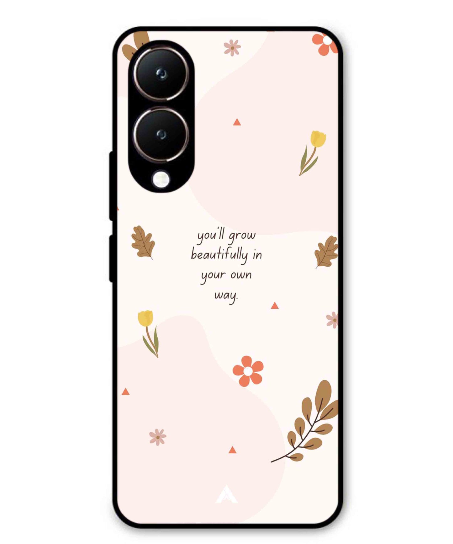 Her Own Way Metal Back Cover Phone Case for Vivo Y28