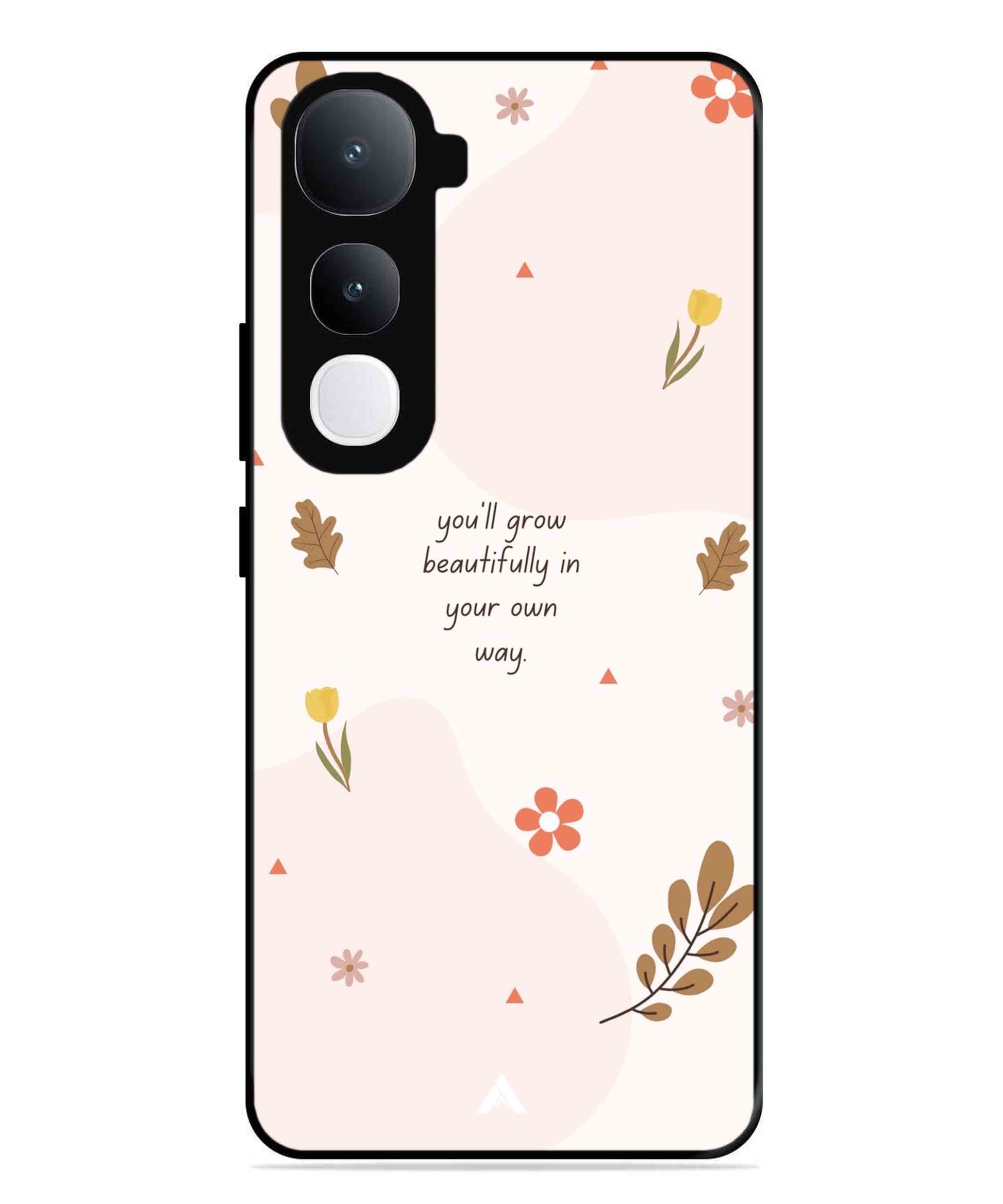 Her Own Way Metal Back Cover Phone Case for Vivo Y400