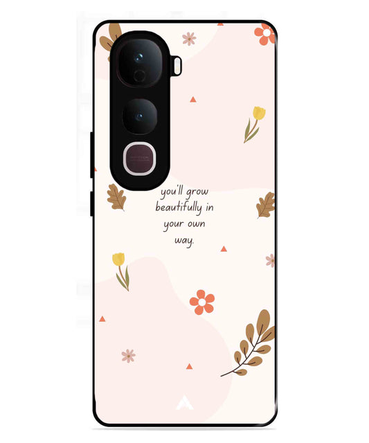 Her Own Way Metal Back Cover Phone Case for Vivo Y400 Pro