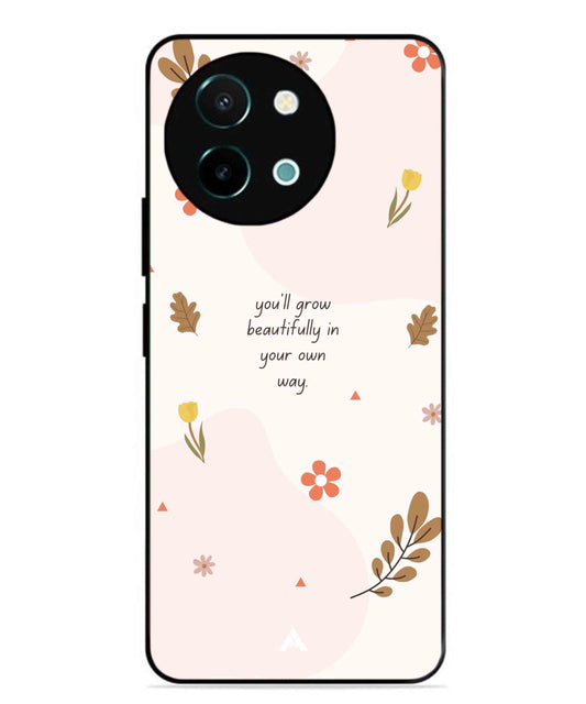Her Own Way Metal Back Cover Phone Case for Vivo Y58