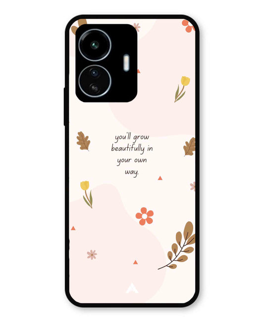 Her Own Way Metal Back Cover Phone Case for Vivo Y77