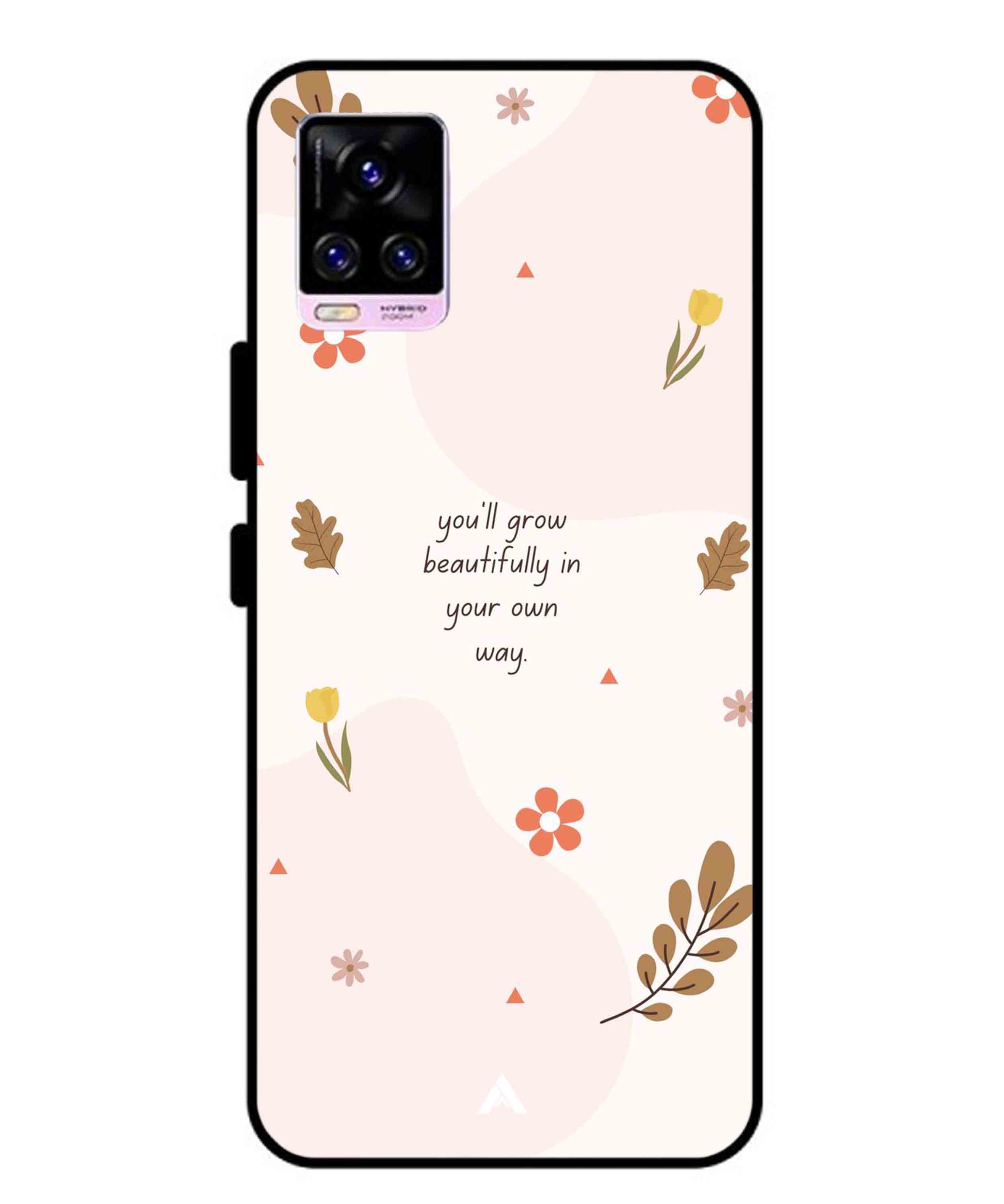 Her Own Way Metal Back Cover Phone Case for Vivo v20 Pro