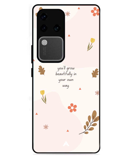 Her Own Way Metal Back Cover Phone Case for Vivo v30 Pro