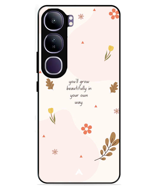 Her Own Way Metal Back Cover Phone Case for Vivo v40 Lite