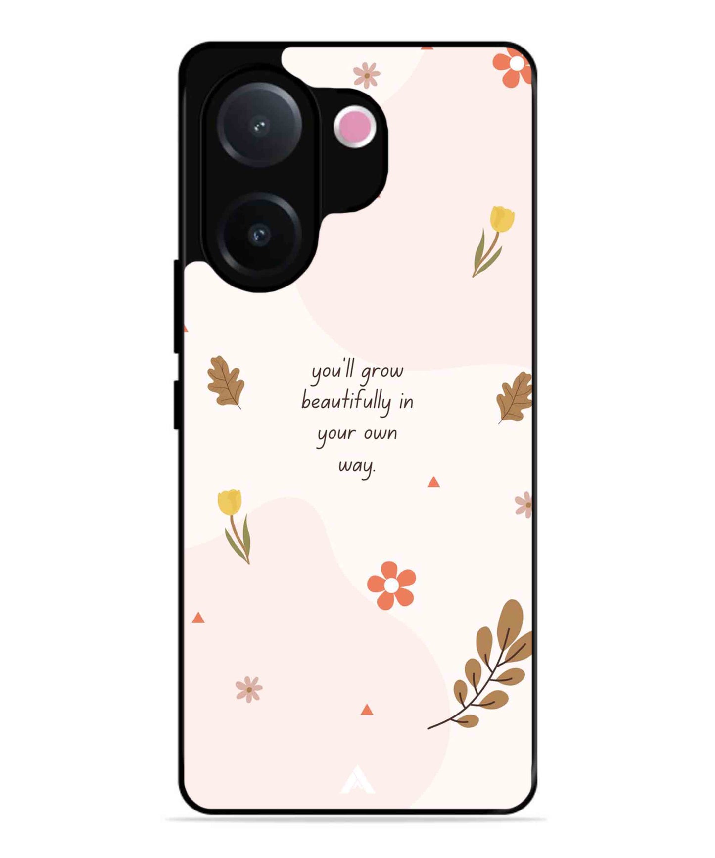 Her Own Way Metal Back Cover Phone Case for Vivo v60e
