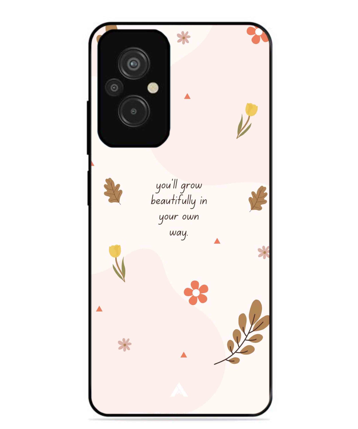 Her Own Way Metal Back Cover Phone Case for Xiaomi Redmi 11 Prime 4G
