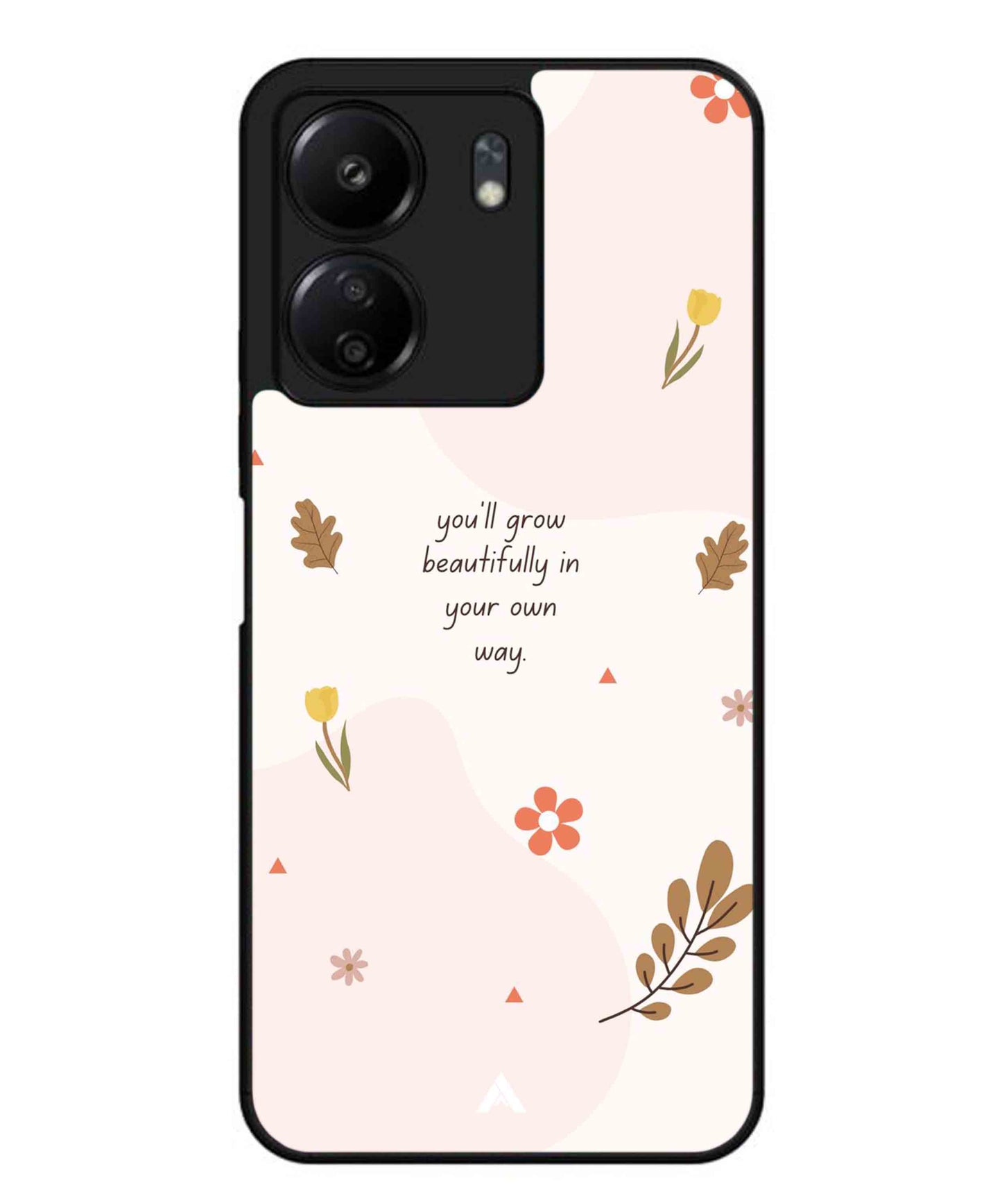 Her Own Way Metal Back Cover Phone Case for Xiaomi Redmi 13C 4G