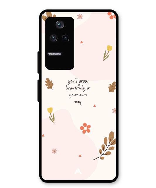 Her Own Way Metal Back Cover Phone Case for Xiaomi Redmi K40s