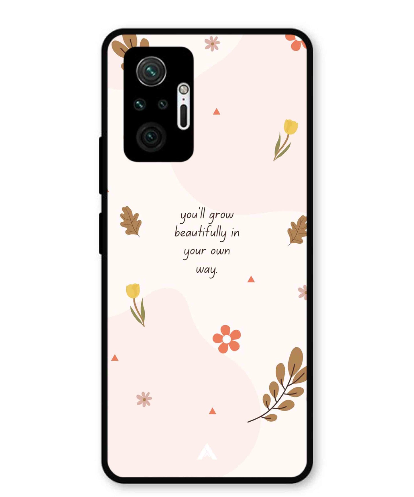 Her Own Way Metal Back Cover Phone Case for Xiaomi Redmi Note 10 Pro