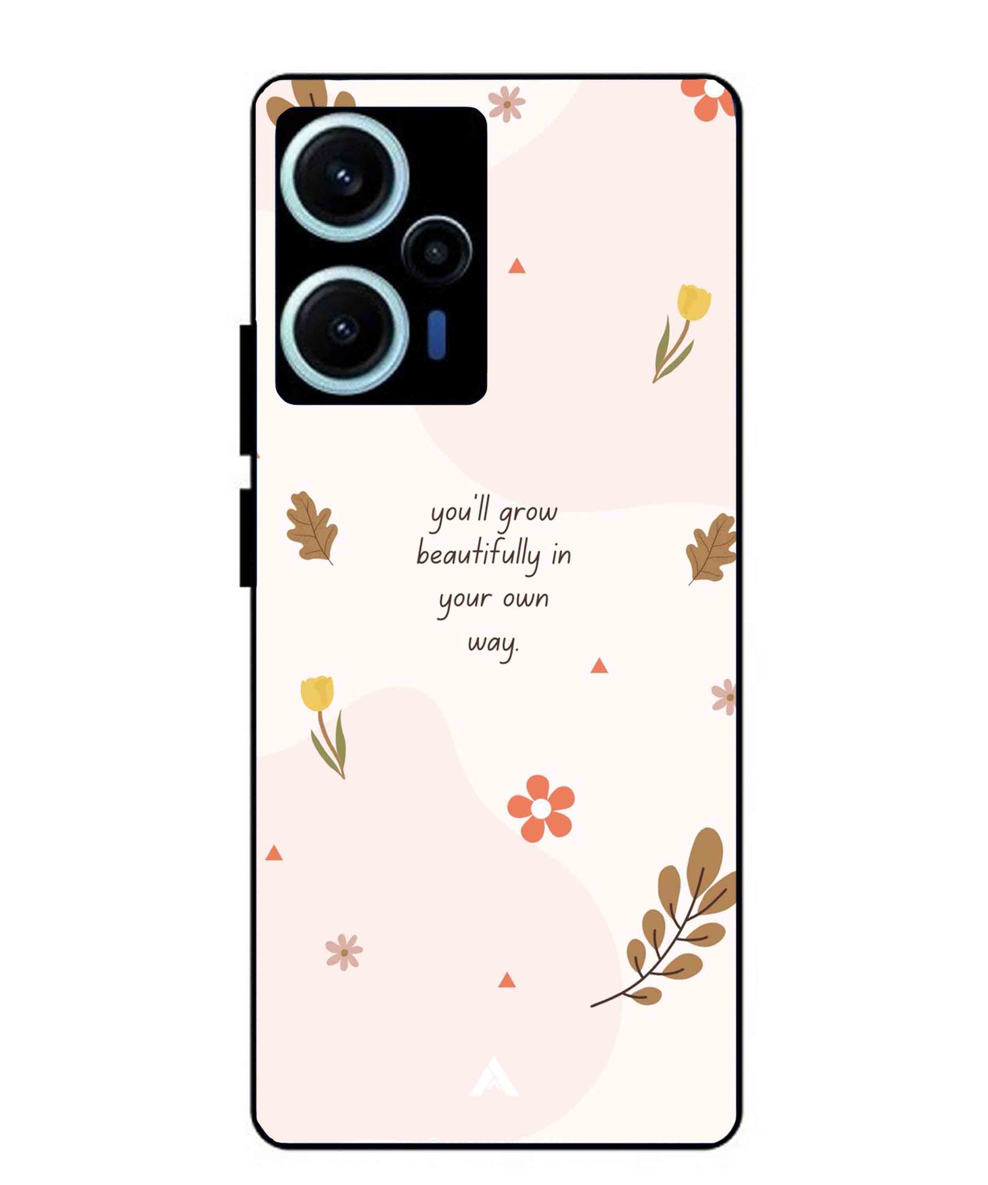 Her Own Way Metal Back Cover Phone Case for Xiaomi Redmi Note 12 Turbo