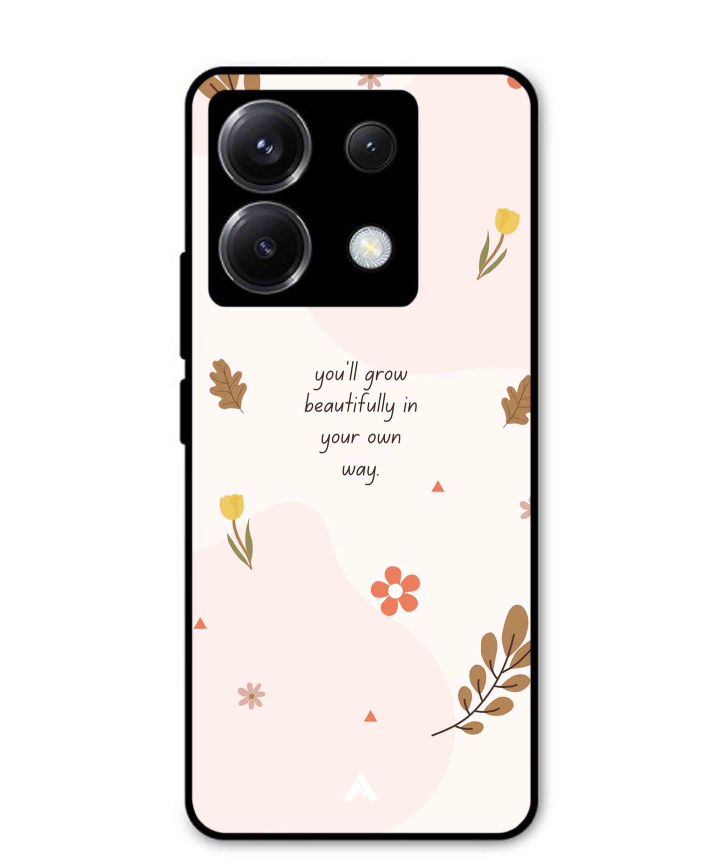 Her Own Way Metal Back Cover Phone Case for Xiaomi Redmi Note 13 Pro