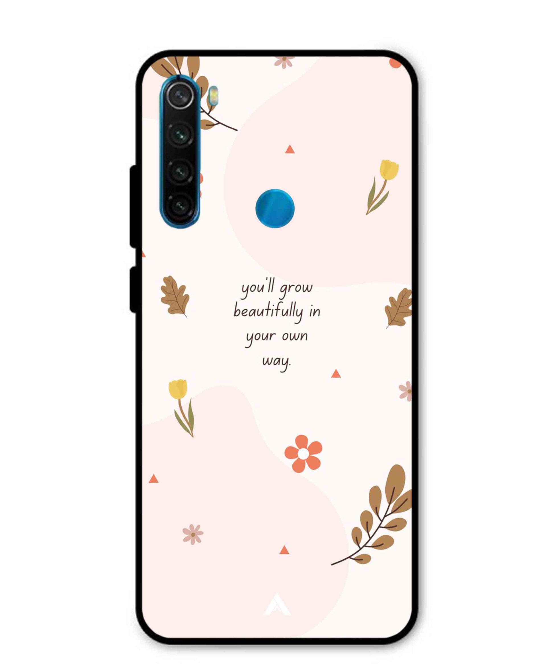 Her Own Way Metal Back Cover Phone Case for Xiaomi Redmi Note 8