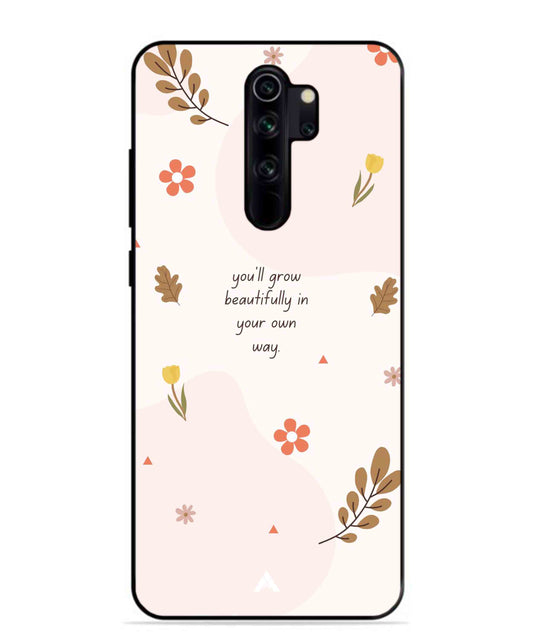 Her Own Way Metal Back Cover Phone Case for Xiaomi Redmi Note 8 Pro