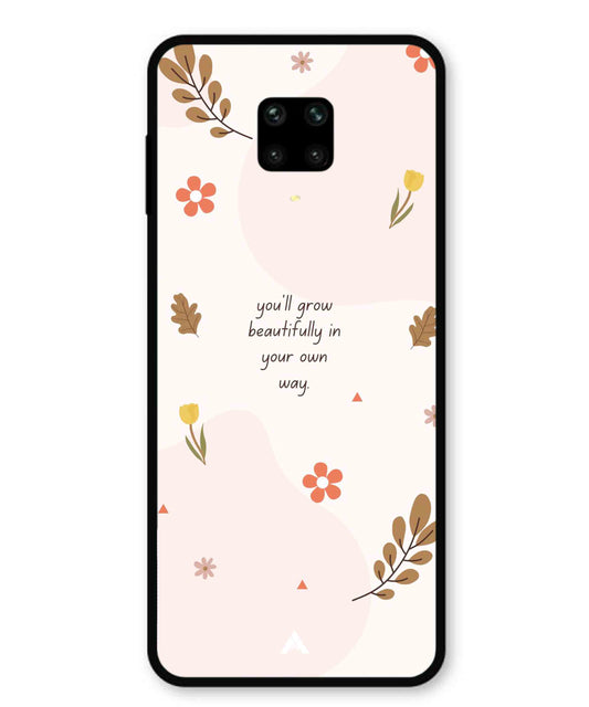 Her Own Way Metal Back Cover Phone Case for Xiaomi Redmi Note 9 Pro Max