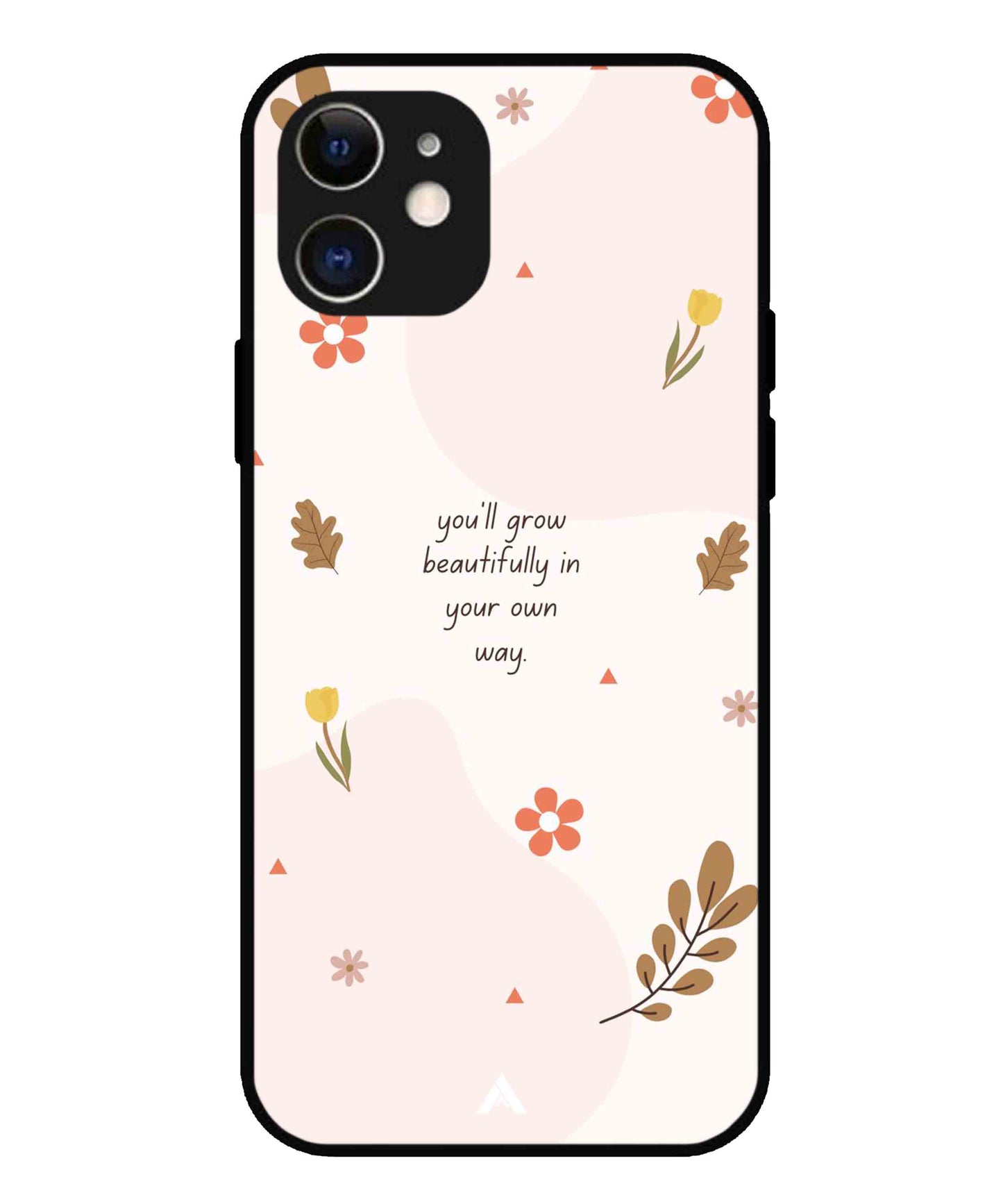 Her Own Way Metal Back Cover Phone Case for iPhone 12