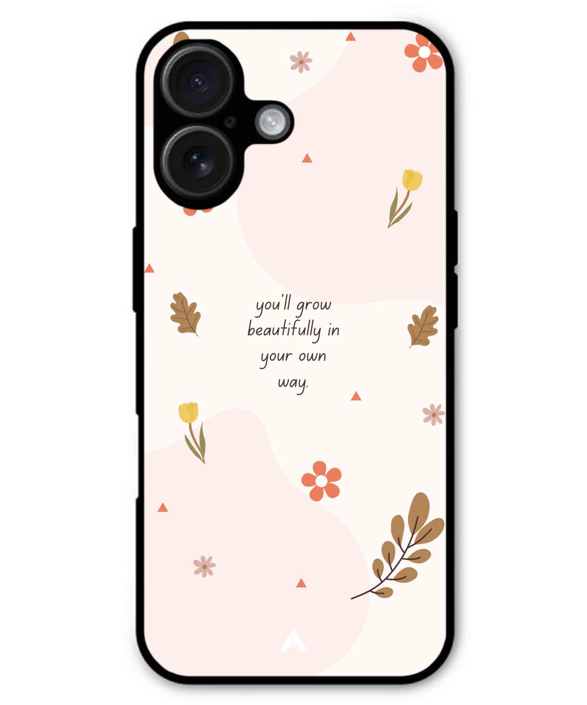 Her Own Way Metal Back Cover Phone Case for iPhone 16