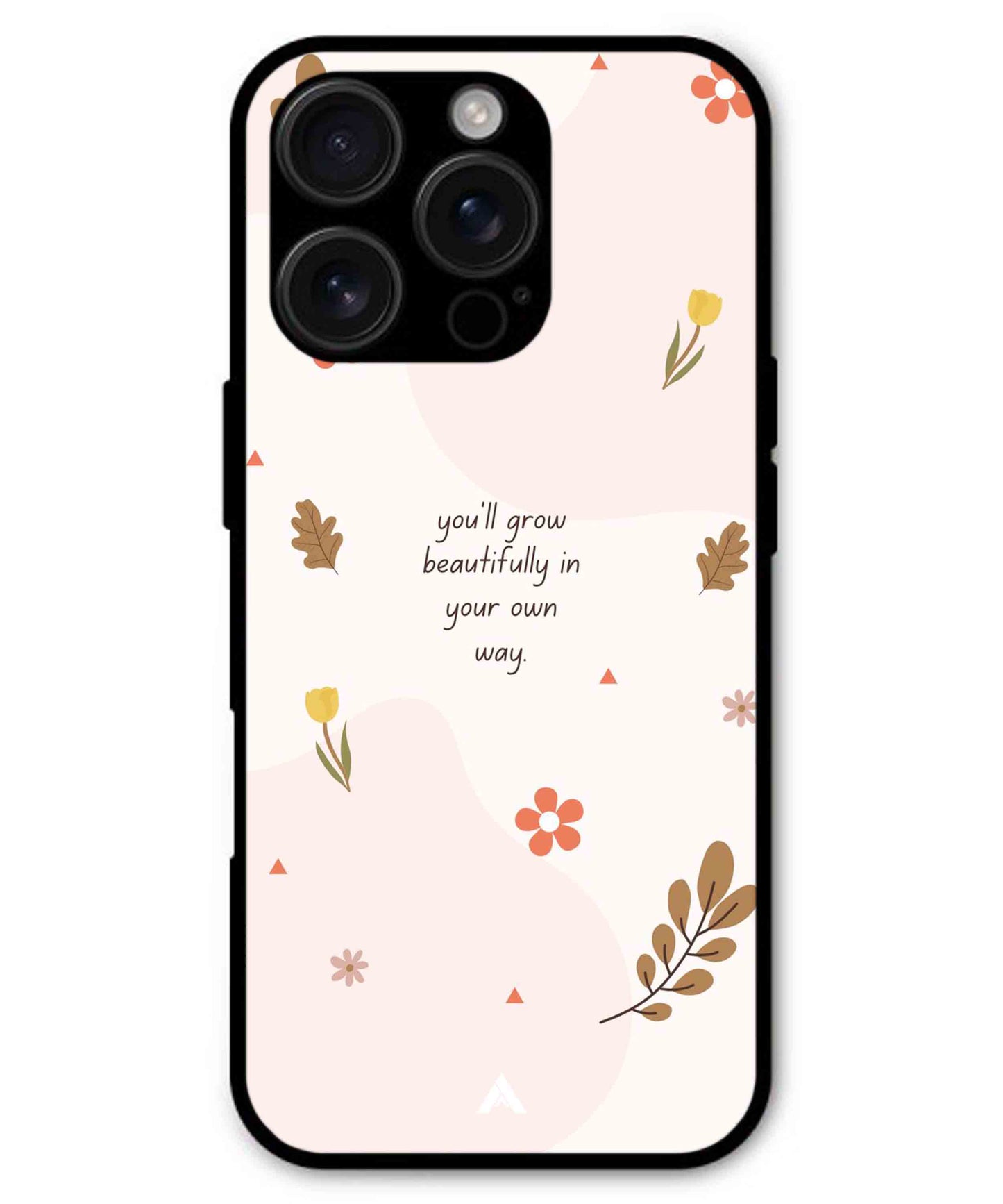 Her Own Way Metal Back Cover Phone Case for iPhone 16 ProMax