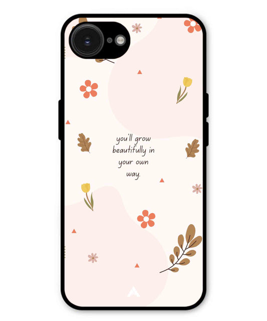 Her Own Way Metal Back Cover Phone Case for iPhone 16e