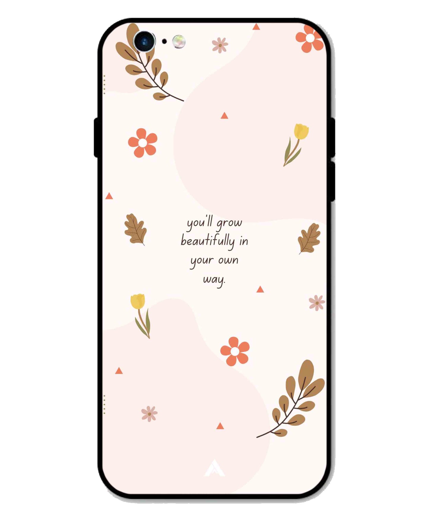 Her Own Way Metal Back Cover Phone Case for iPhone 6