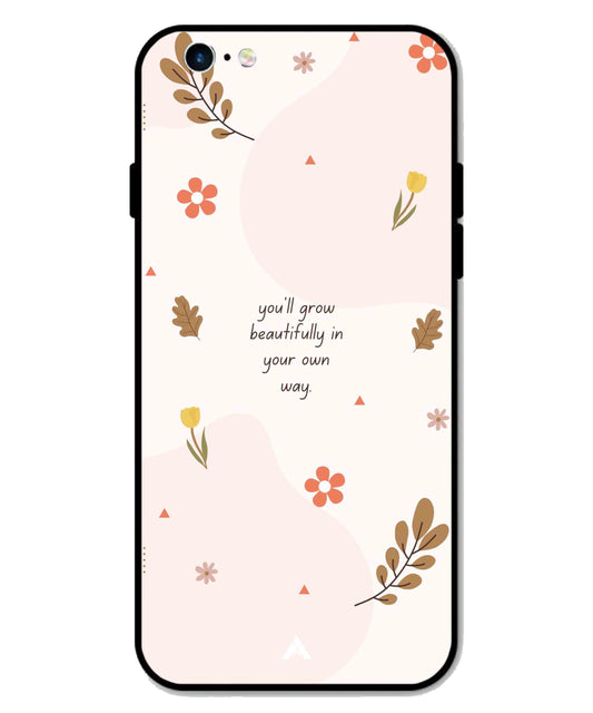 Her Own Way Metal Back Cover Phone Case for iPhone 6