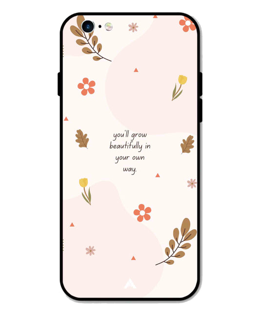 Her Own Way Metal Back Cover Phone Case for iPhone 6 Plus