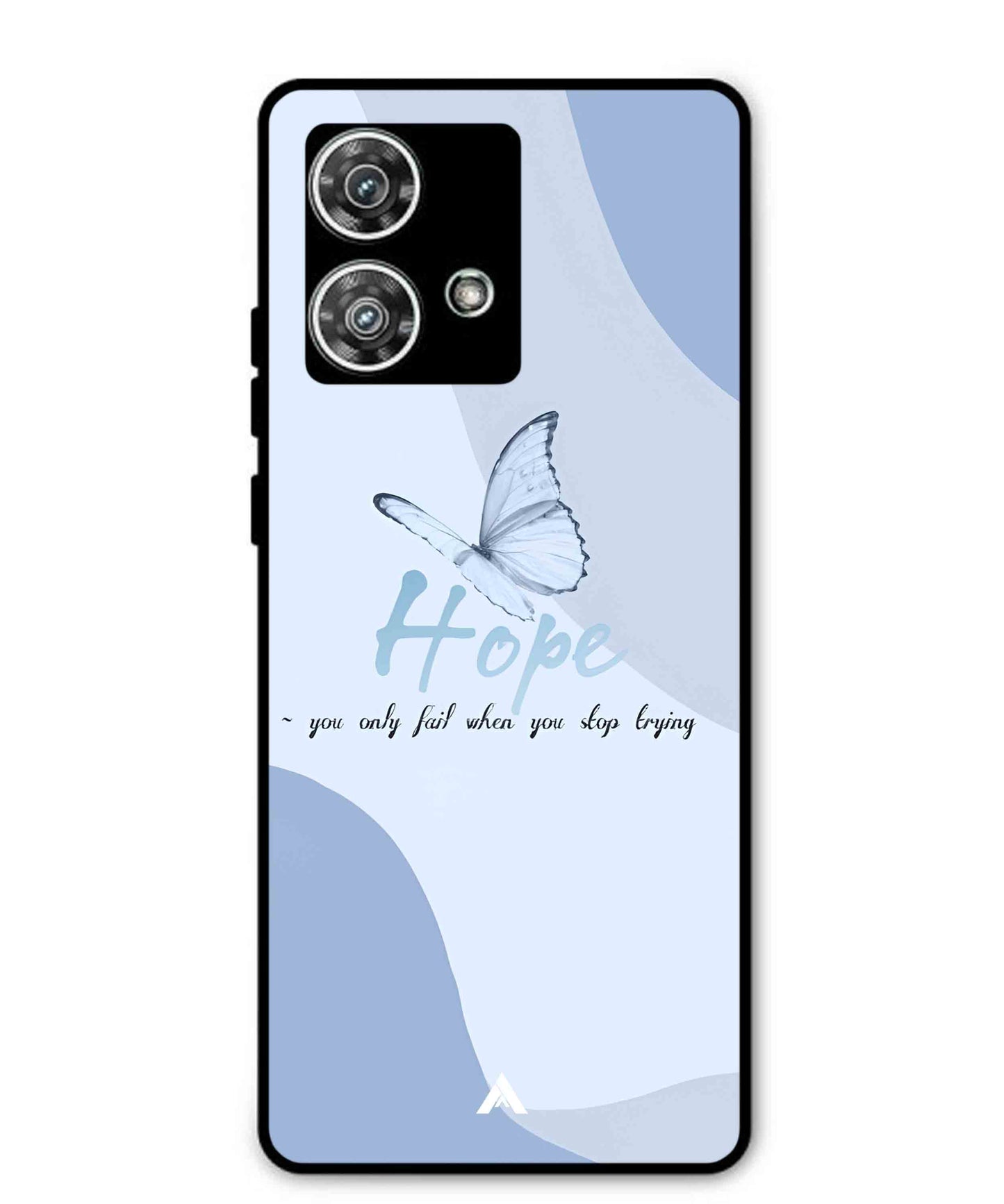 Hope Metal Back Cover Phone Case for Moto Edge 40 Neo