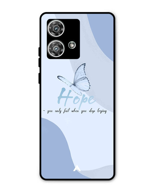 Hope Metal Back Cover Phone Case for Moto Edge 40 Neo