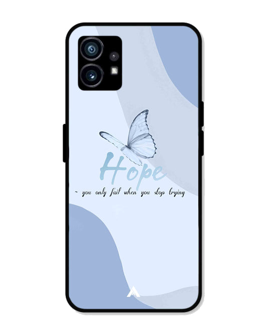 Hope Metal Back Cover Phone Case for Nothing Phone 1