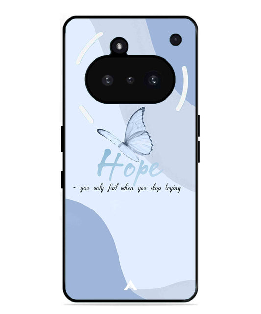Hope Metal Back Cover Phone Case for Nothing Phone 3a