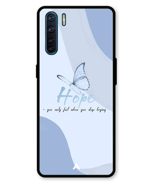 Hope Metal Back Cover Phone Case for Oppo F15