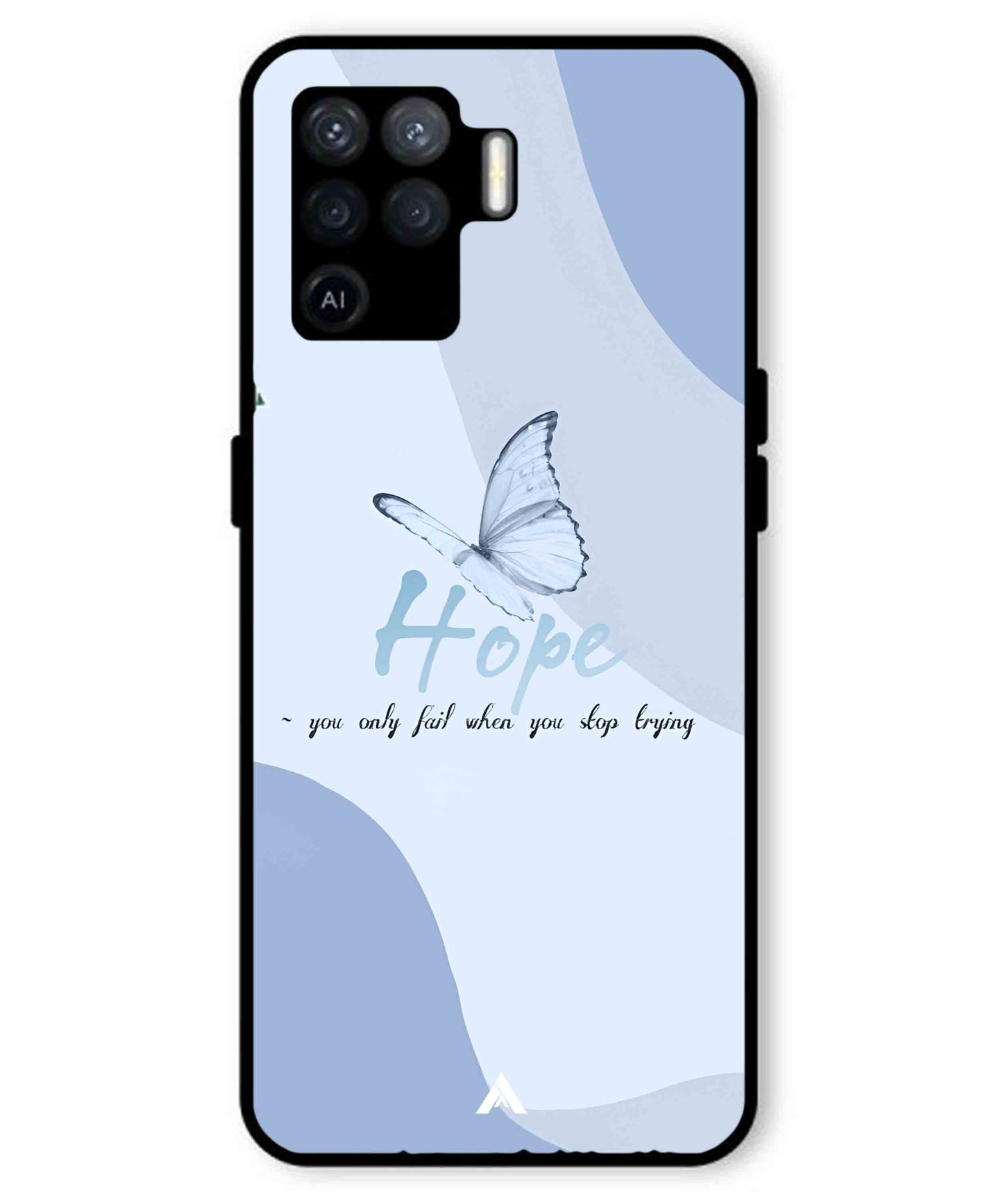 Hope Metal Back Cover Phone Case for Oppo F19 Pro