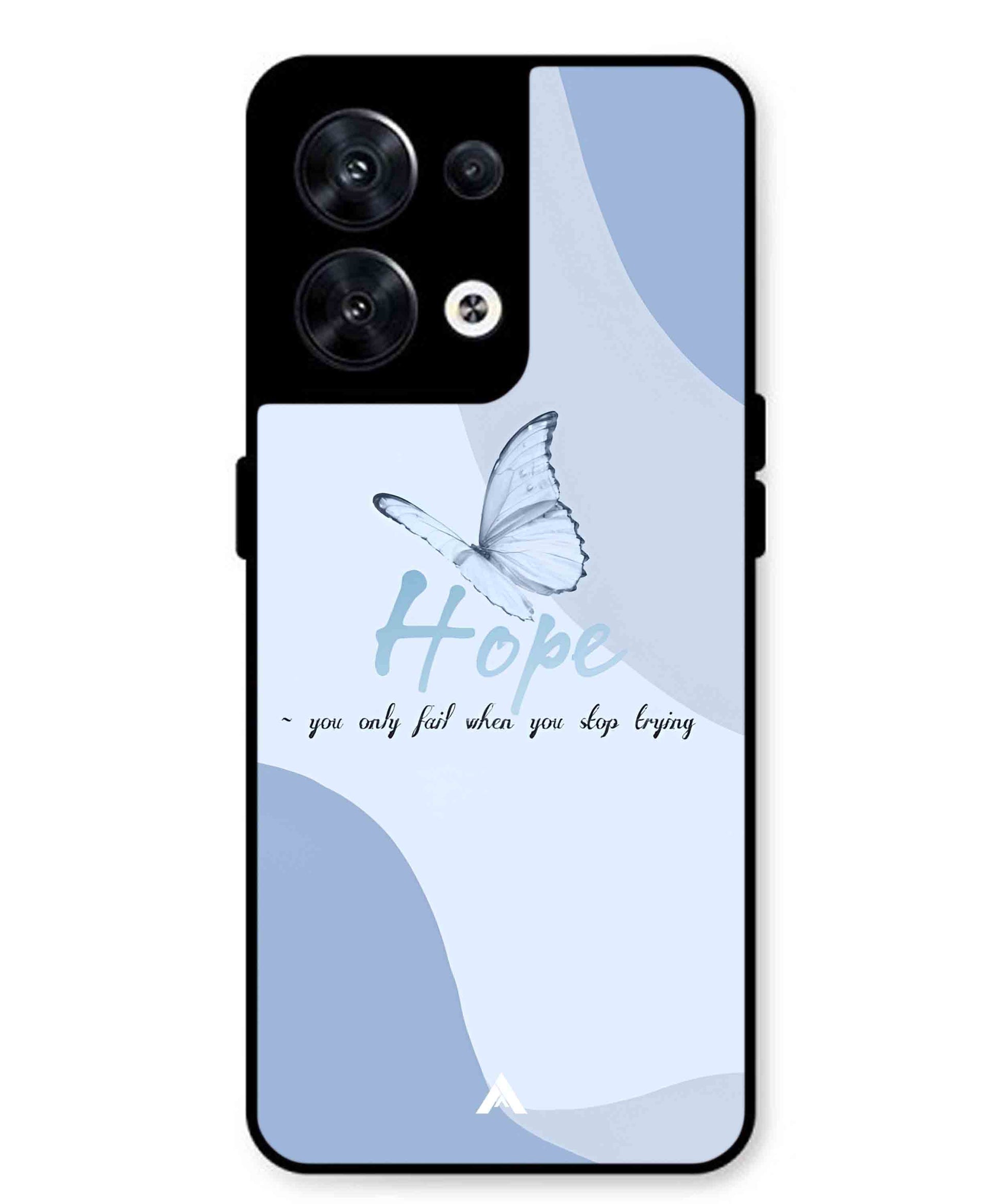 Hope Metal Back Cover Phone Case for Oppo Reno 10