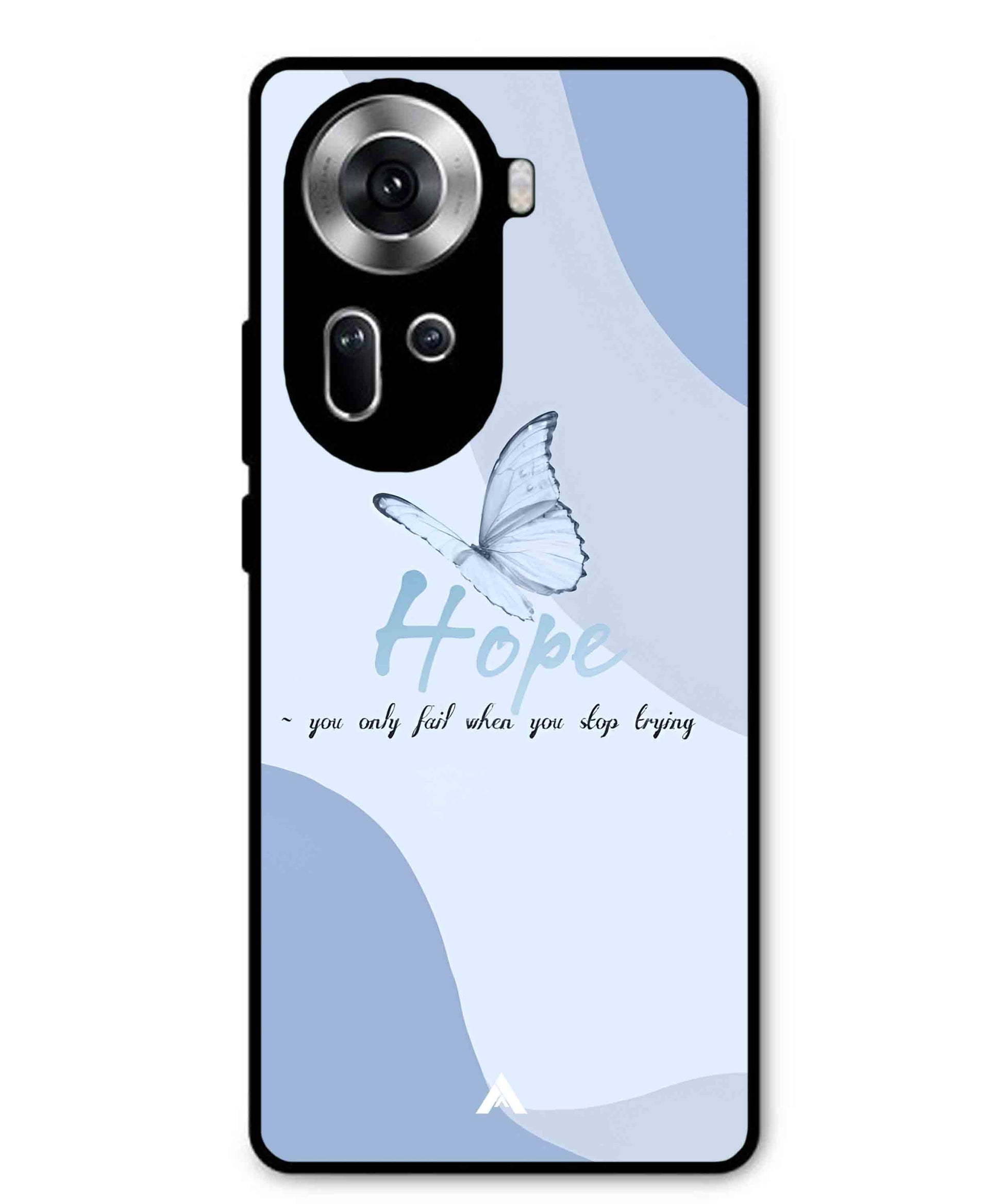 Hope Metal Back Cover Phone Case for Oppo Reno 11