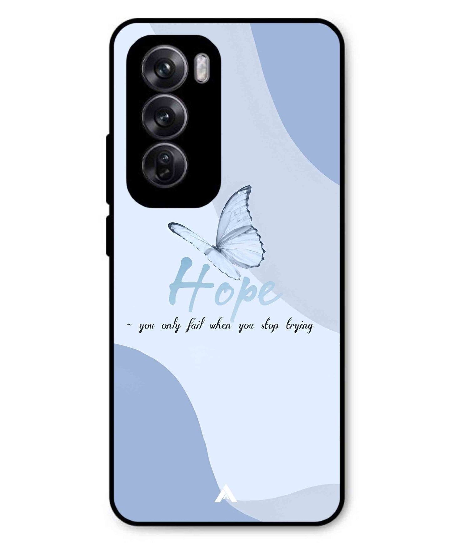 Hope Metal Back Cover Phone Case for Oppo Reno 12 Pro