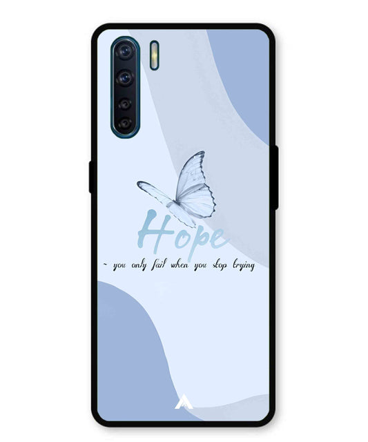 Hope Metal Back Cover Phone Case for Oppo Reno 3