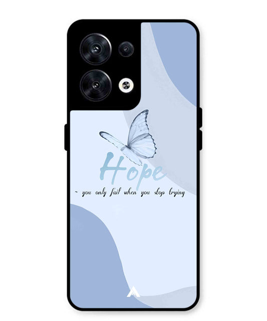 Hope Metal Back Cover Phone Case for Oppo Reno 8