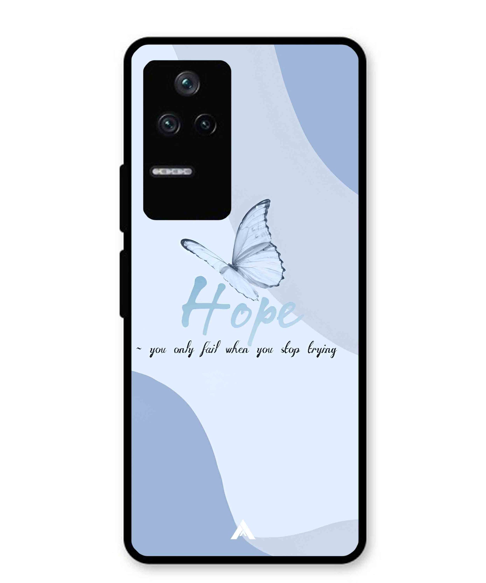 Hope Metal Back Cover Phone Case for Poco F4