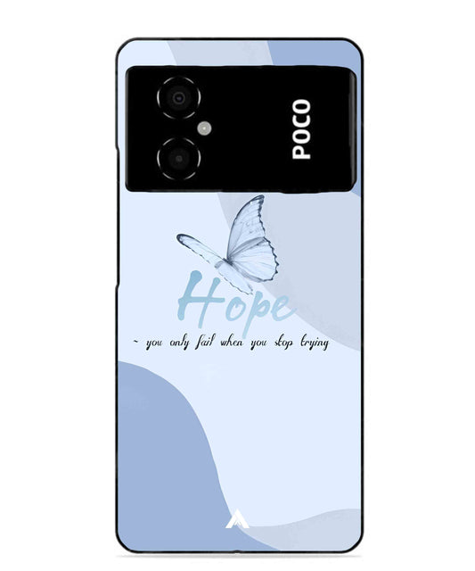 Hope Metal Back Cover Phone Case for Poco M4 5G