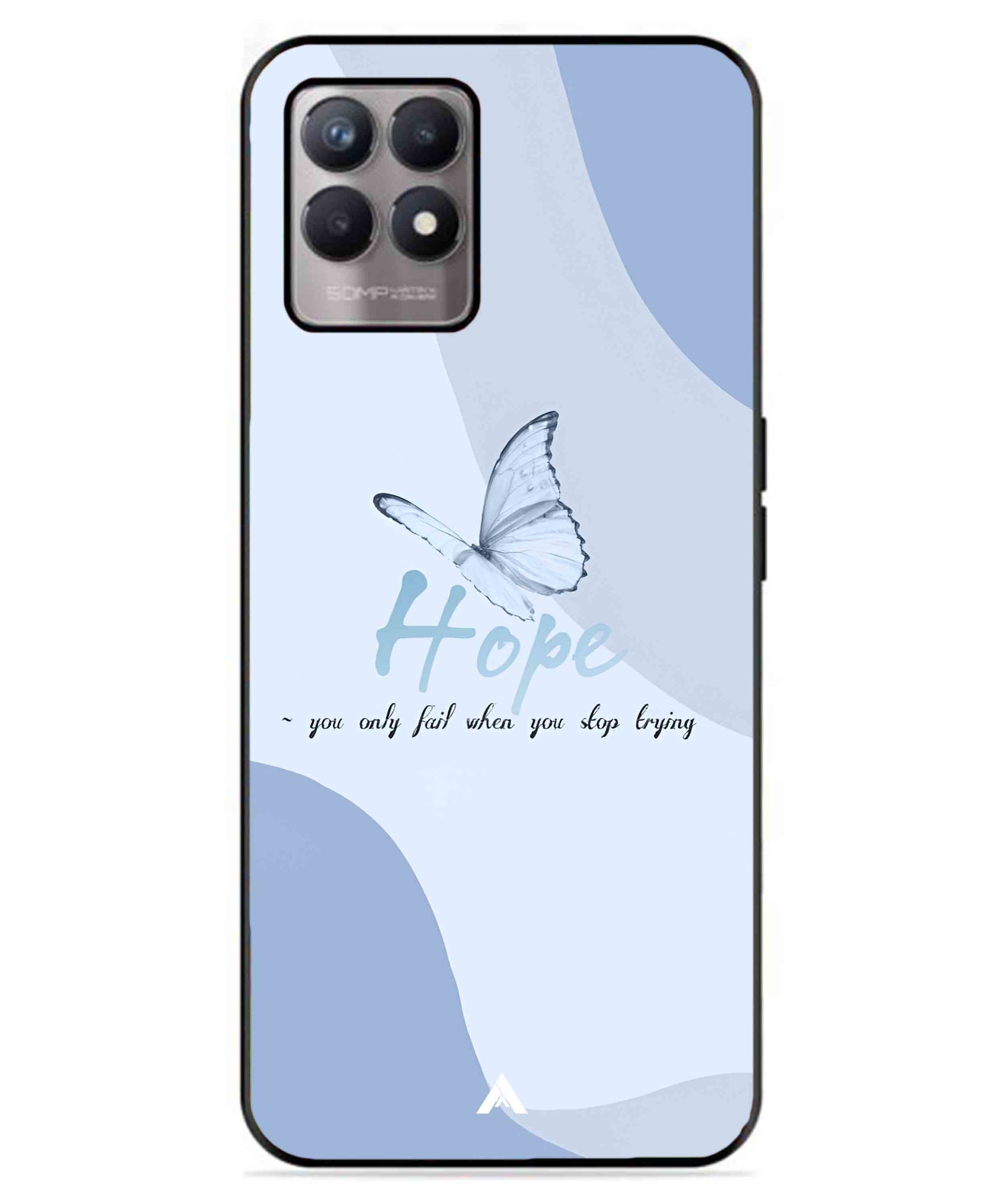 Hope Metal Back Cover Phone Case for Realme 8i