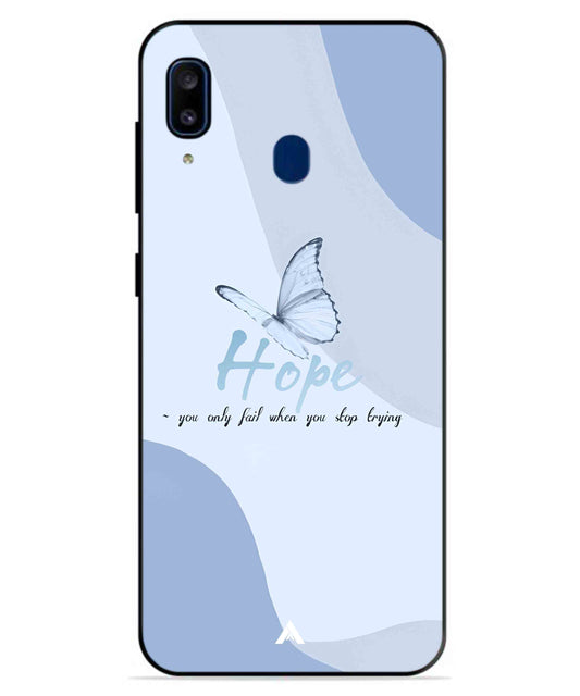 Hope Metal Back Cover Phone Case for Samsung Galaxy A20