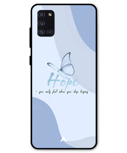 Hope Metal Back Cover Phone Case for Samsung Galaxy A31