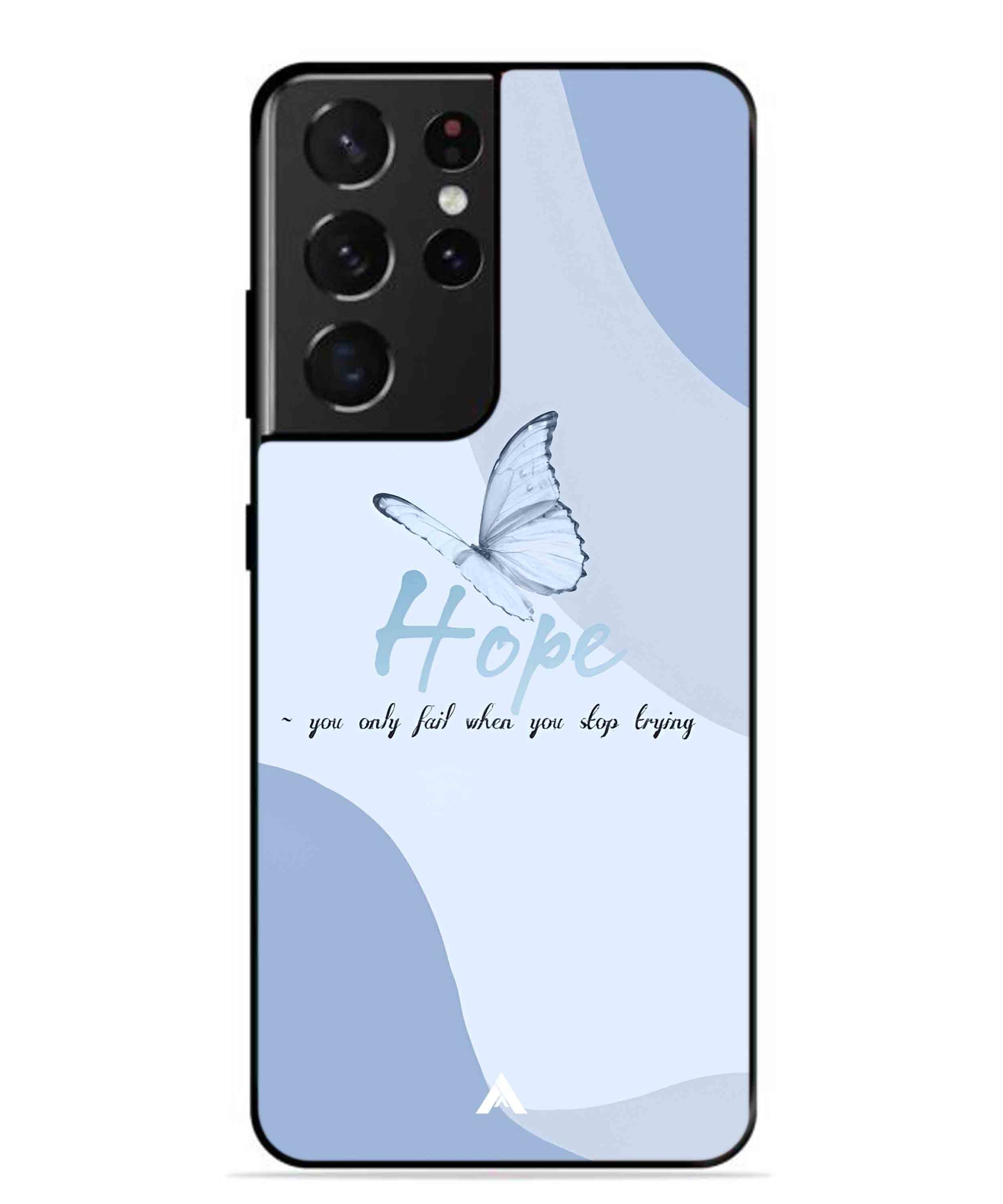 Hope Metal Back Cover Phone Case for Samsung Galaxy S21 Ultra
