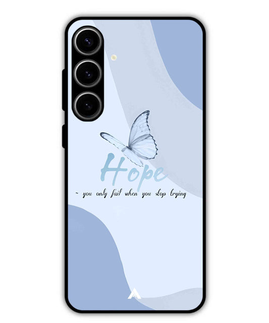 Hope Metal Back Cover Phone Case for Samsung Galaxy S24 Plus