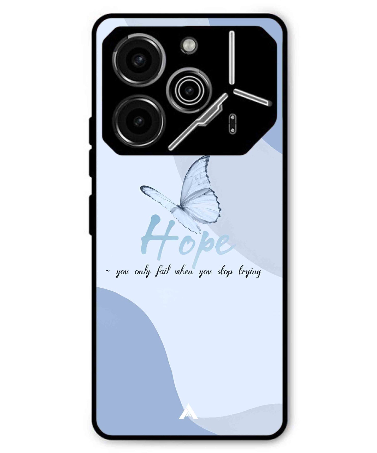 Hope Metal Back Cover Phone Case for Tecno Pova 6